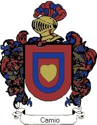 Escudo del apellido Camio