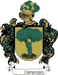 Escudo del apellido Campmani