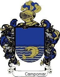 Escudo del apellido Campomar