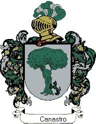 Escudo del apellido Canastro