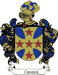 Escudo del apellido Canepa