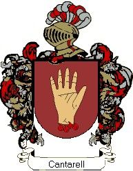 Escudo del apellido Cantarell