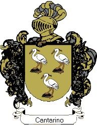 Escudo del apellido Cantarino