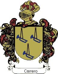 Escudo del apellido Carrero