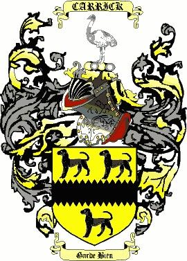 Escudo del apellido Carrick