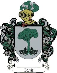 Escudo del apellido Carriz