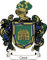 Escudo del apellido Casa