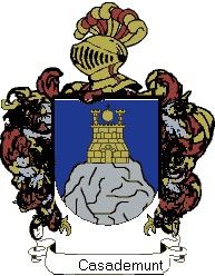 Escudo del apellido Casademunt