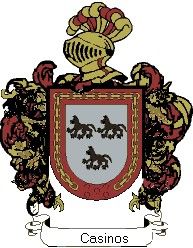 Escudo del apellido Casinos
