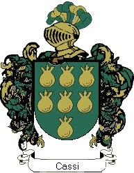 Escudo del apellido Cassi