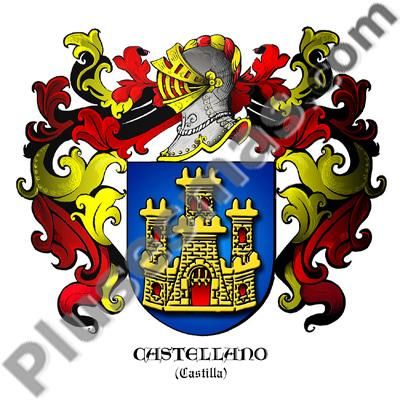 Escudo del apellido Castellano