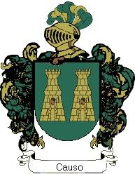 Escudo del apellido Causo