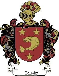 Escudo del apellido Cauviat