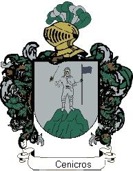 Escudo del apellido Cenicros