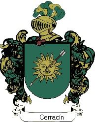 Escudo del apellido Cerracín