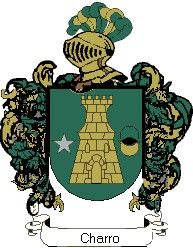 Escudo del apellido Charro