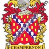 Escudo del apellido Champernon