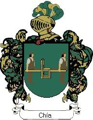 Escudo del apellido Chía