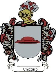 Escudo del apellido Chicorro