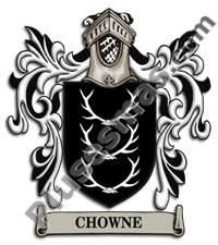Escudo del apellido Chowne