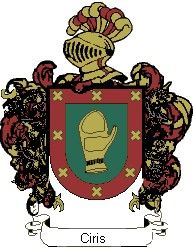 Escudo del apellido Ciris