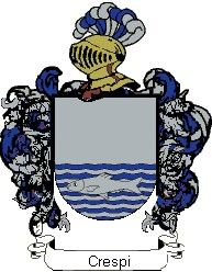 Escudo del apellido Crespi