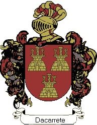 Escudo del apellido Dacarrete