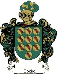 Escudo del apellido Dacira