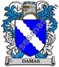 Escudo del apellido Damas