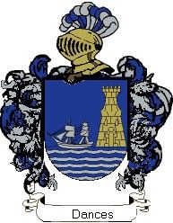 Escudo del apellido Dances