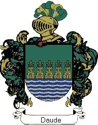 Escudo del apellido Daude