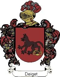 Escudo del apellido Deiget