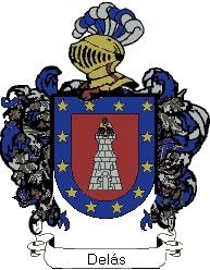Escudo del apellido Delás
