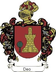 Escudo del apellido Deo