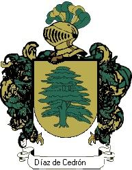 Escudo del apellido Díaz de cedrón