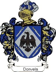 Escudo del apellido Donvela