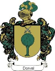 Escudo del apellido Dorval