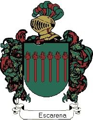 Escudo del apellido Escarena