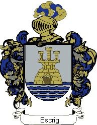 Escudo del apellido Escrig