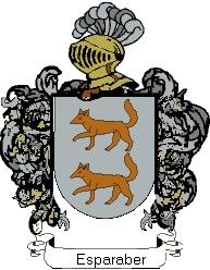 Escudo del apellido Esparaber
