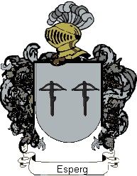 Escudo del apellido Esperg