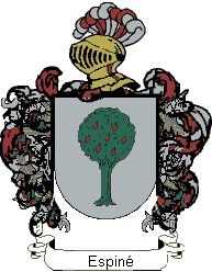 Escudo del apellido Espiné