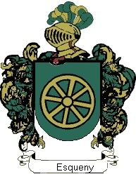 Escudo del apellido Esqueny