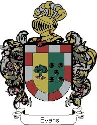 Escudo del apellido Evens
