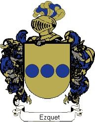 Escudo del apellido Ezquet