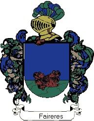 Escudo del apellido Faireres