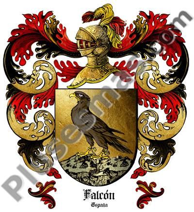 Escudo del apellido Falcón