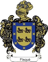 Escudo del apellido Flaqué