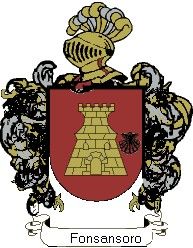 Escudo del apellido Fonsansoro