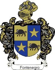 Escudo del apellido Fontenegro